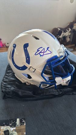 Signed Colts helmet