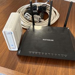 Netgear WiFi Router & Arris Cable Modem