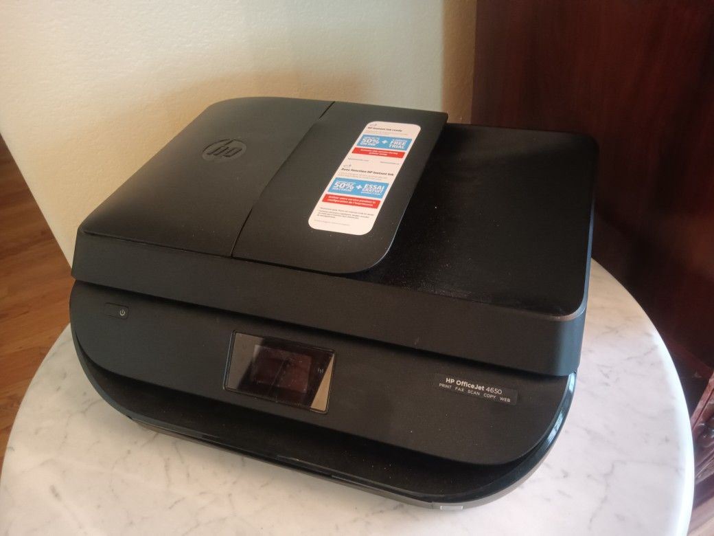 HP Office Jet 4650 all in one printer Scan Fax Copy