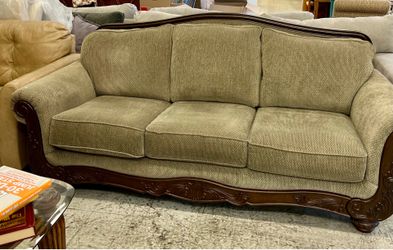 Beautiful wood carved sofa