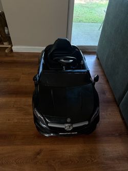 Mercedes Benz AMG GTR Kids Ride on Electric Car, Black