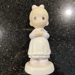 Precious Moments 1989 Good Lord Always Delivers 5” Figurine 