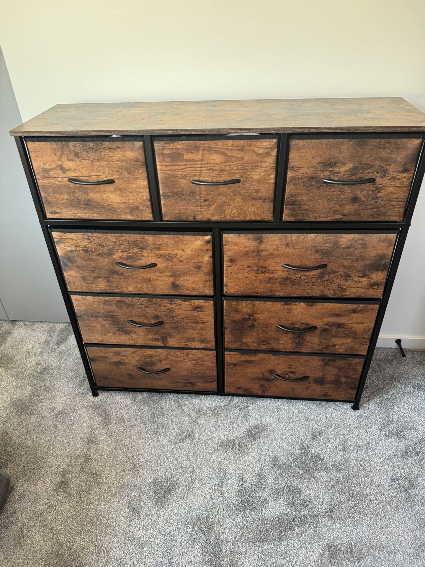 9-Drawer Dresser, Fabric Storage Tower