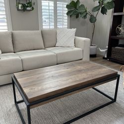 Rustic Wood Coffee Table 