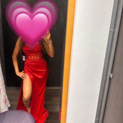 Red Windsor Prom dress xs