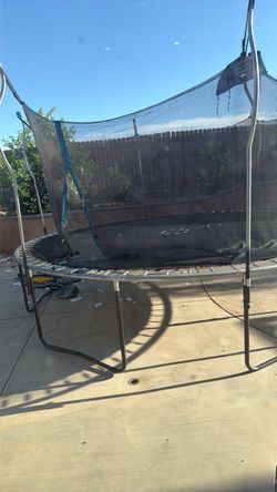 Trampoline ? Used just net around is Rio? Besides that is good ? Take it as it is ?