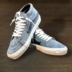 Vans Off The Wall sk8 mid-rise Men's Gray Suede Sneakers