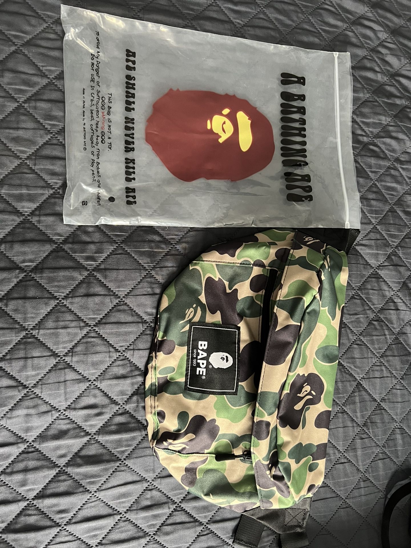 Bape Cross Body Bag Very Big On The Inside 