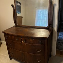1930’s Dresser With Mirror
