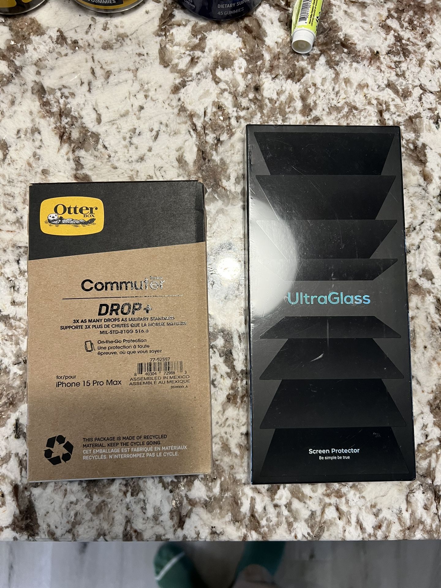 Iphone Case and Glass Screen Protector 