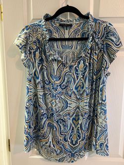 LB paisley print blouse