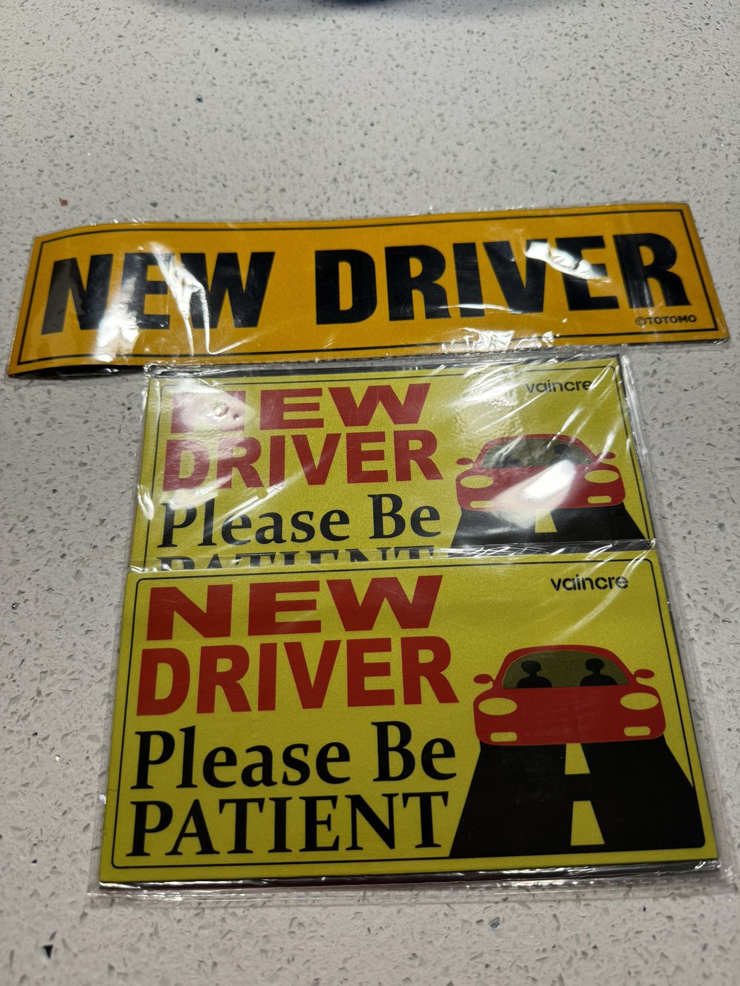 New Driver Car Magnets / Stickers