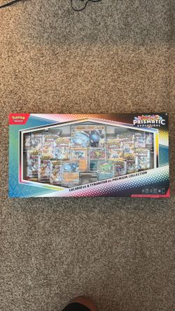 Pokemon Prismatic Evolutions Lucario Tyranitar Premium Collection