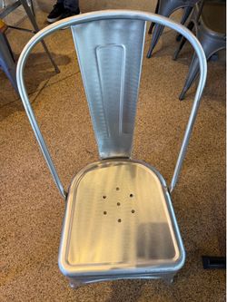 18 x metal bistro restaurant chairs