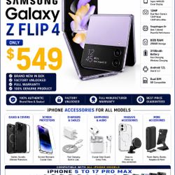 Samsung galaxy Flip 4 Brand New Factory Unlocked 