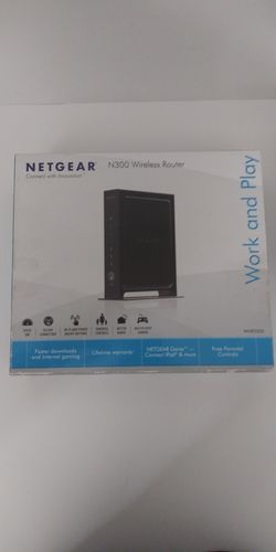 Netgear n3000(wnr2000) wireless router w/box and manual