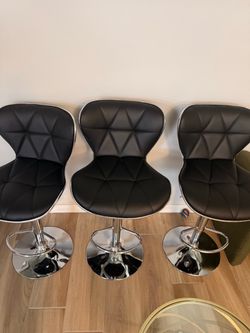Bar stools - 3 - Black