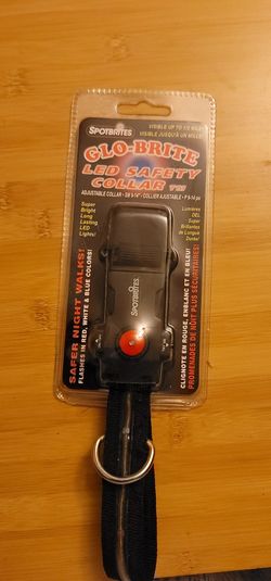 Glo-Brite. Dog led safety collar