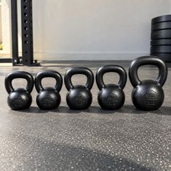 Rogue Fitness Kettlebell Set – 9, 13 & 18 LB – 5 Kettlebells