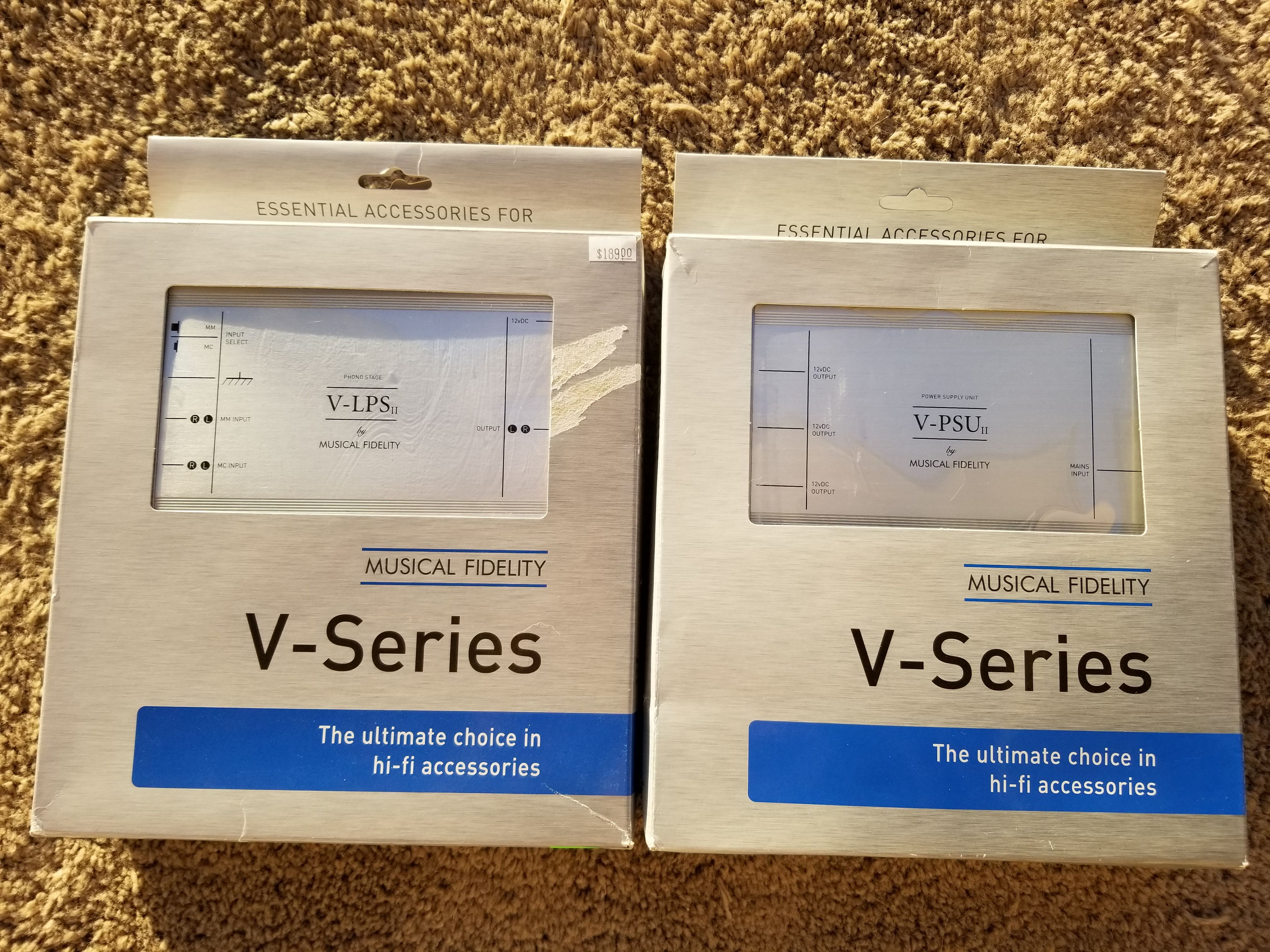 MUSICAL FIDELITY - V-LPS Mk II PHONO PREAMP and external power supply