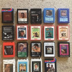 8 Tracks!! Yes! Some Still In Original Wrap