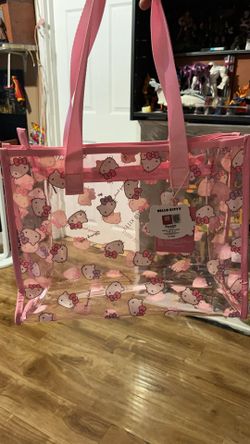 Bolsa Transparente De Hello Kitty