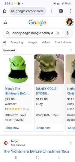 Disney Oogie Boogie Candy Dish