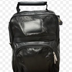 New W Tags 🏷️ Durable Medium Black Leather Dance Connection Shoe Bag Genuine Leather!!!  .   * It is a versatile bag that can be used as a backpack, 