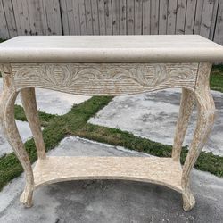 Marble Top Console/Foyer Table 