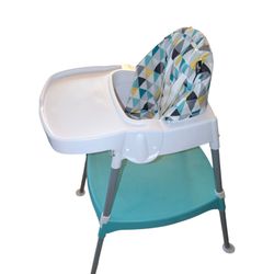 Evenflo Eat and Grow 4-in-1 Convertible High Chair, Prism Triangles