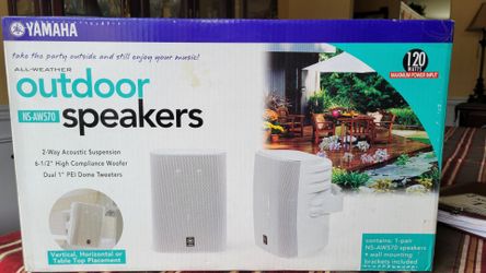 Yamaha all-weather speaker system - New