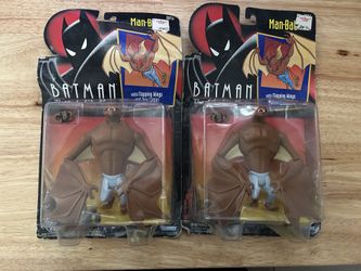 * Collectibles* Old Batman toys in packaging 