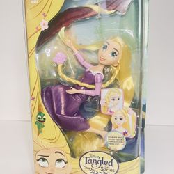 Disney Tangled The Series Rapunzel Princess Doll With Bendable  Braid BRAND NEW