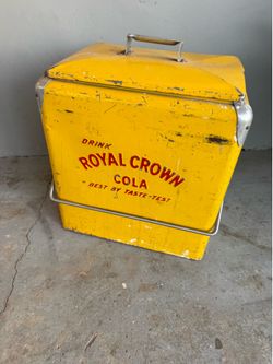 Vintage Royal Crown ice chest