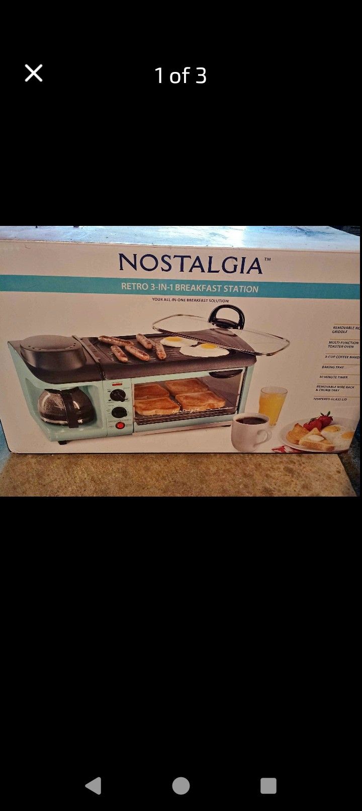 Toaster Oven ,Warmer, Coffee Pot.