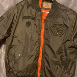 Men Or Womens Bomber Jacket Sz S In Mens