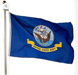United States Navy Flag 5ftx3ft $20 Embroidered & Stitched Firm On Price