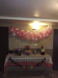 Pink Balloon Garland