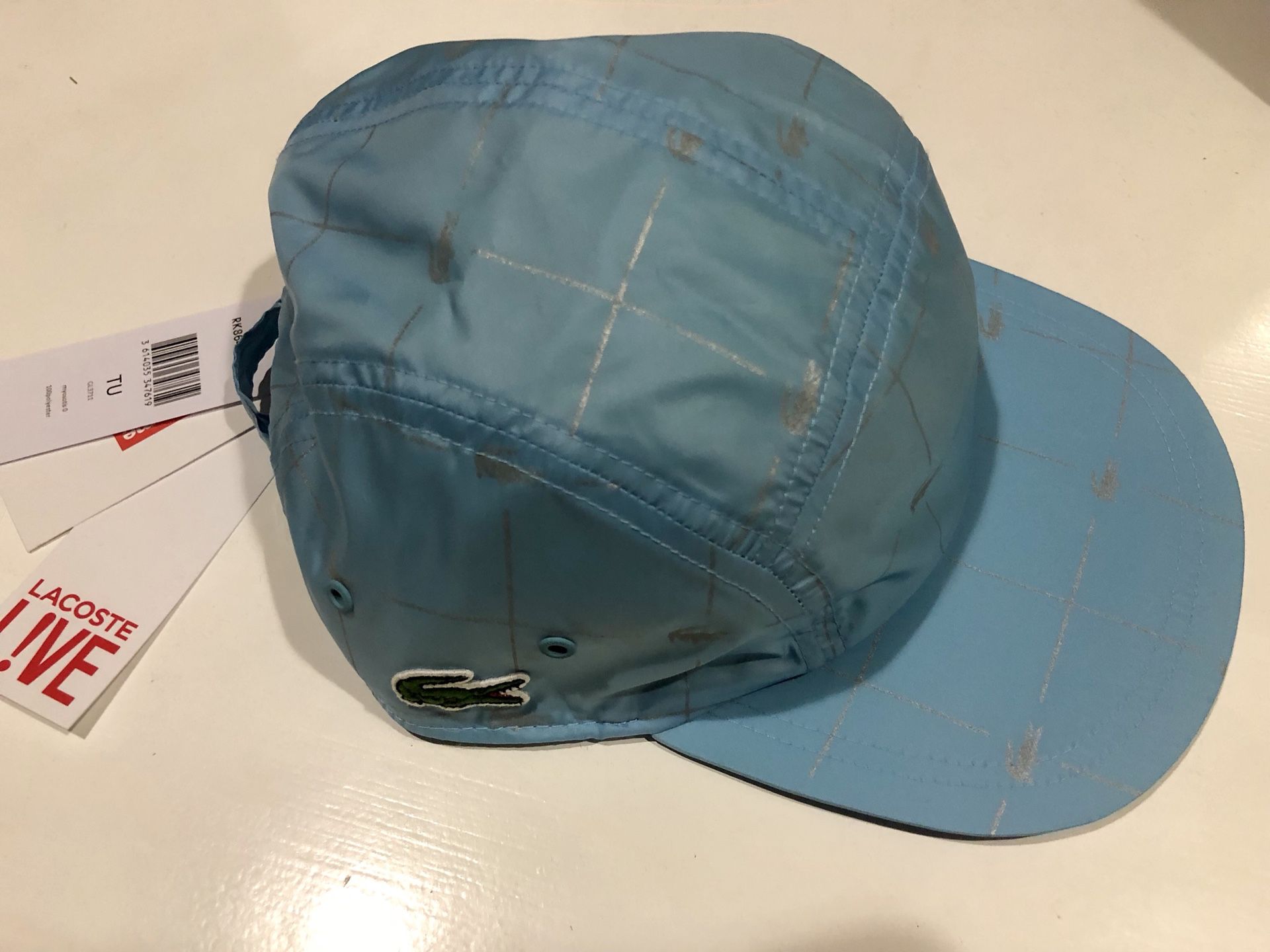 SUPREME New York Reflective Tab Pocket Camp Cap RED Hat Adjustable. New S/S  2018
