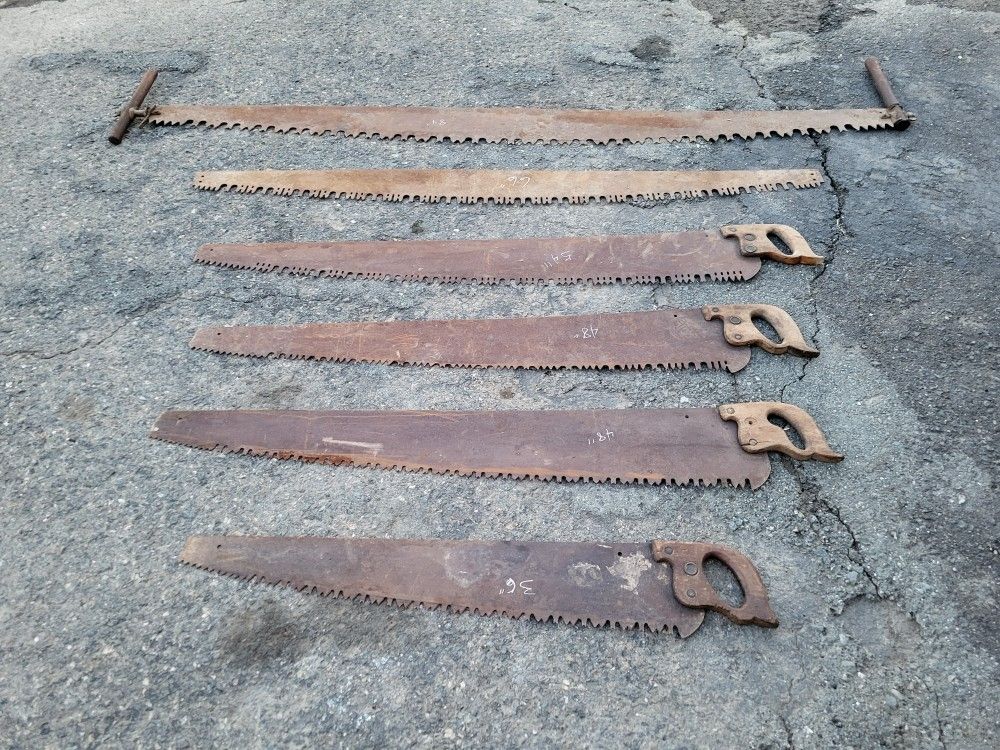 Antique Crosscut Logging Saws