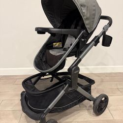 Graco Modes Nest Travel System, 3-in1 Modular Carseat Stroller Combo, Adjustable Slide2Me Infant Car Seat Carrier to Toddler Stroller