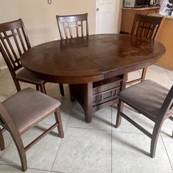 Dining Kitchen Table Set 7 Piece 