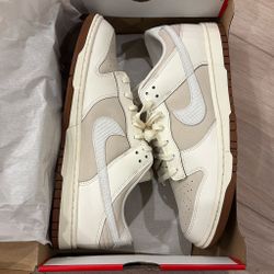 Size 11.5  NIKE DUNK LOW RETRO PEARL WHITE/SAIL-PALE IVORY
