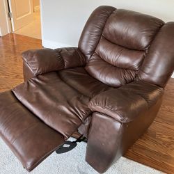 Recliner Leather Couch