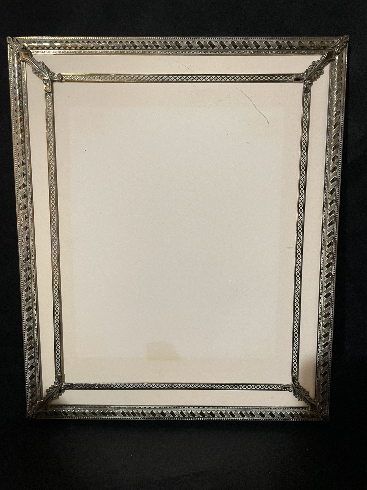 Vintage Very Detailed Metal Frame.