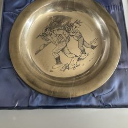 Norman Rockwell Silver Plate