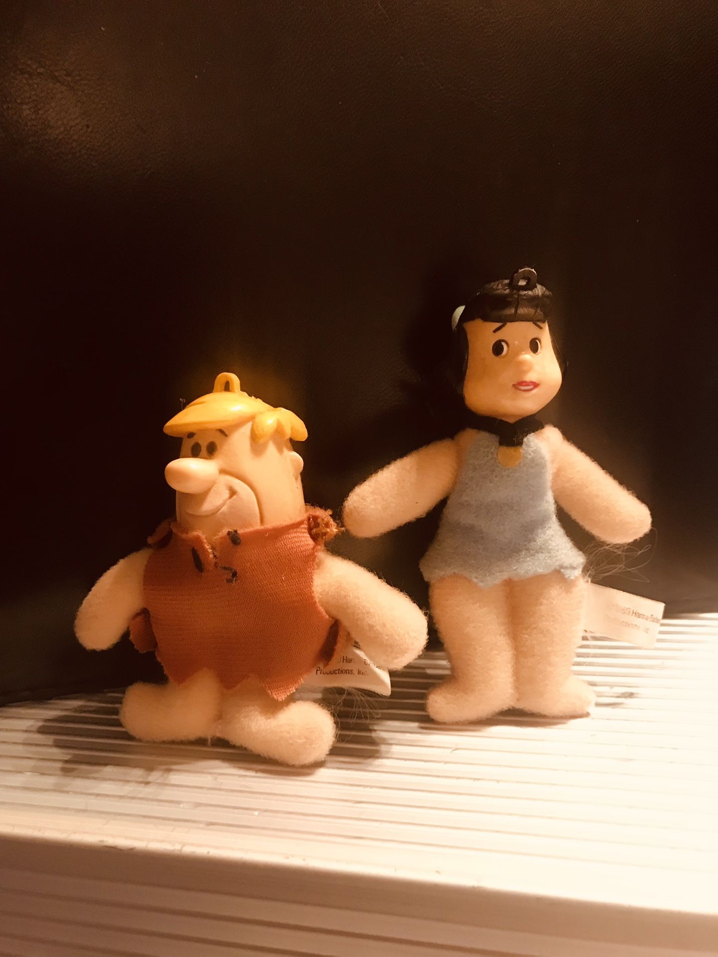 Vintage Hanna Barbera 3’ Inch Barney And Wilma Toys