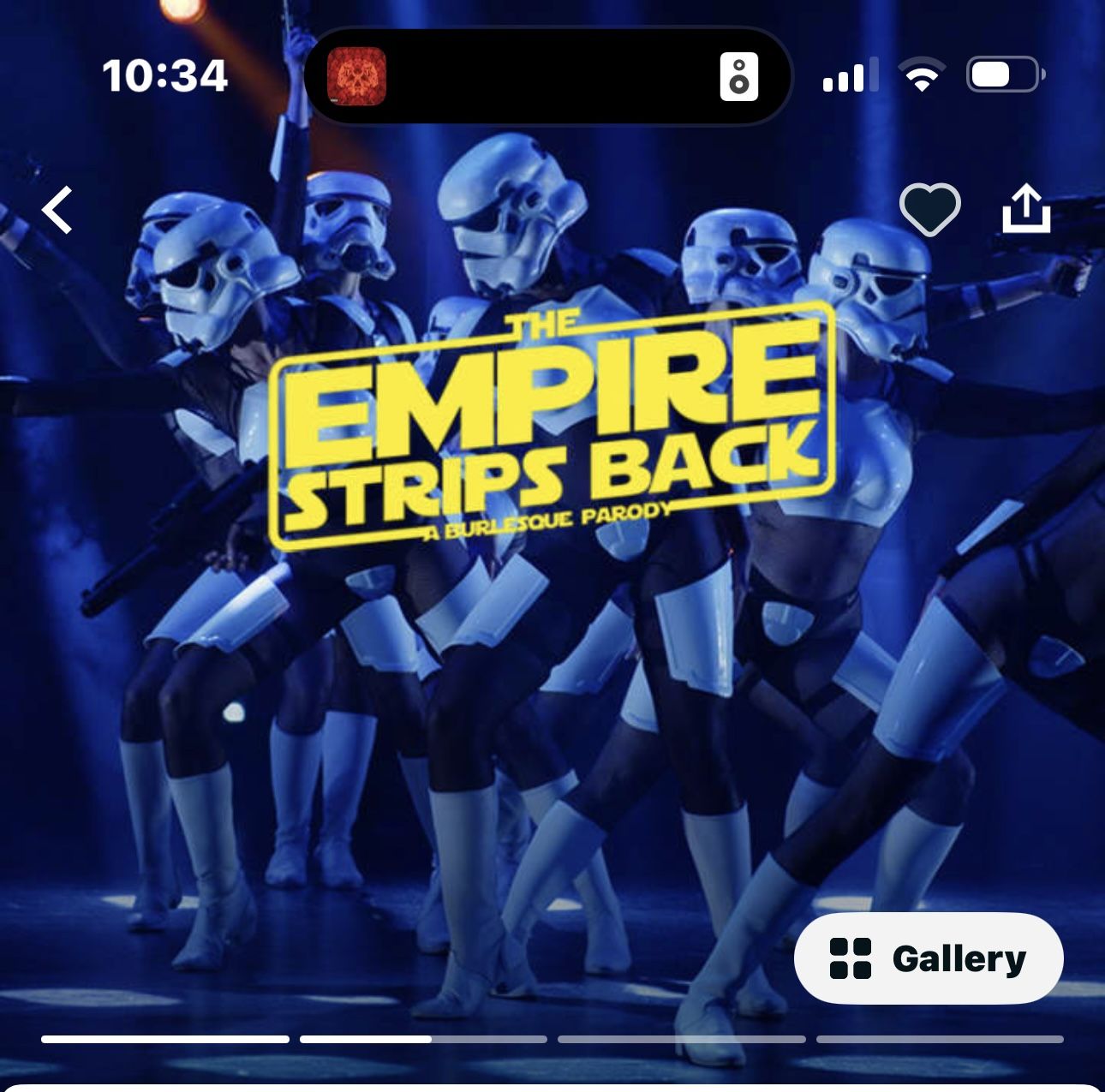 Empire Strips Back- 2 Tickets - Emperor's Zone