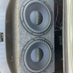 Kicker Comp Gold 2-12in Subwoofer