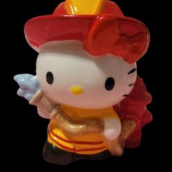 Hello Kitty Firefighter Ceramic